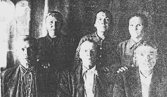 Братья Щекотовы, приехавшие в село Троицкое в 1916 году. Они сторожили село.